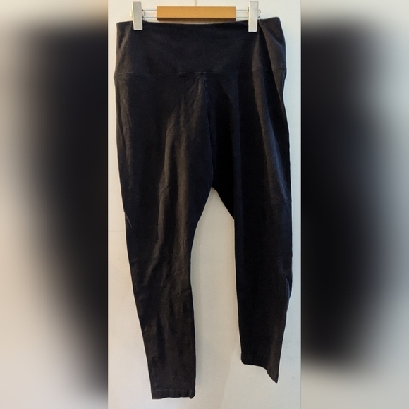 💛 Black crop  leggings - Picture 1 of 4